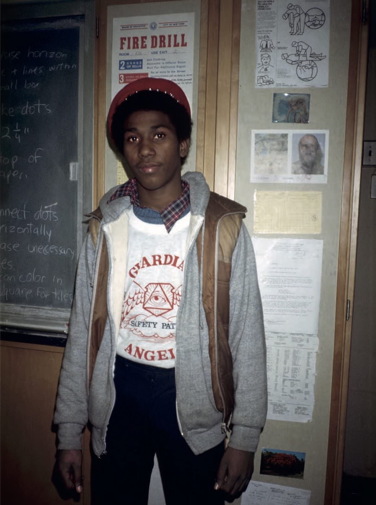 Guardian Angel In My Classroom Is 291, Bushwick, Brooklyn, 1983