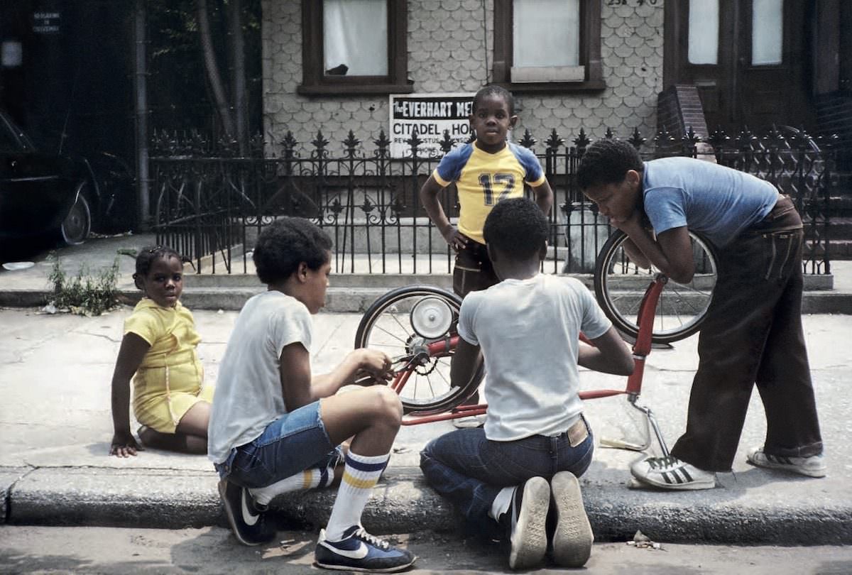 Fix Bike Citadel Of Hope – Palmetto St., Bushwick, Brooklyn, 1982
