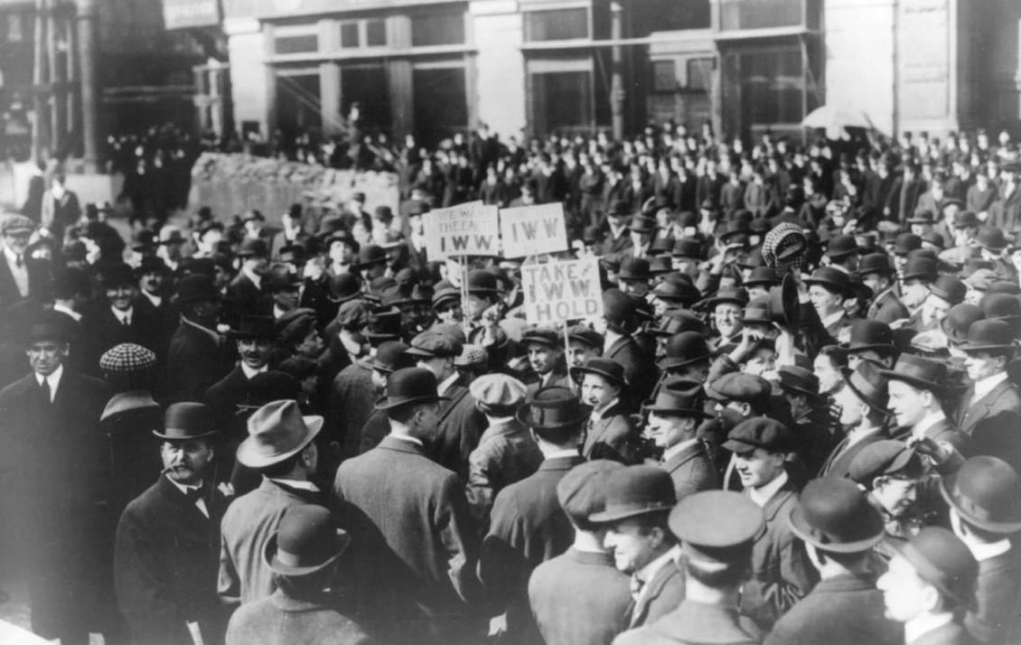 Industrial Workers Of The World (I.w.w.) Demonstration, New York City, 1910S.