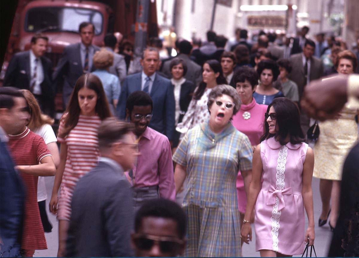 Wall Street, Downtown, 1970.
