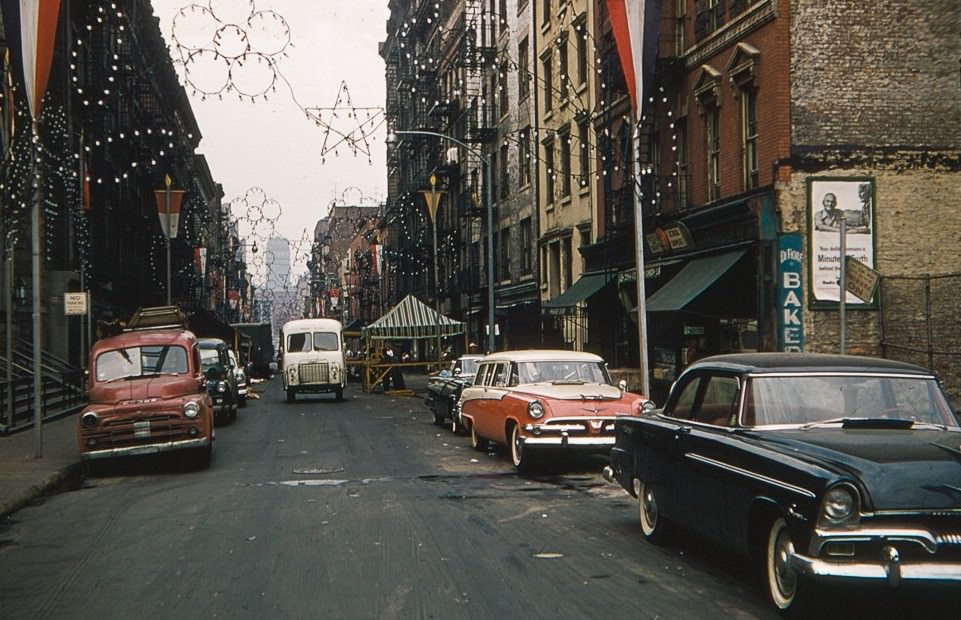 Sullivan Street Celebrating The Festival Of St Anthony.