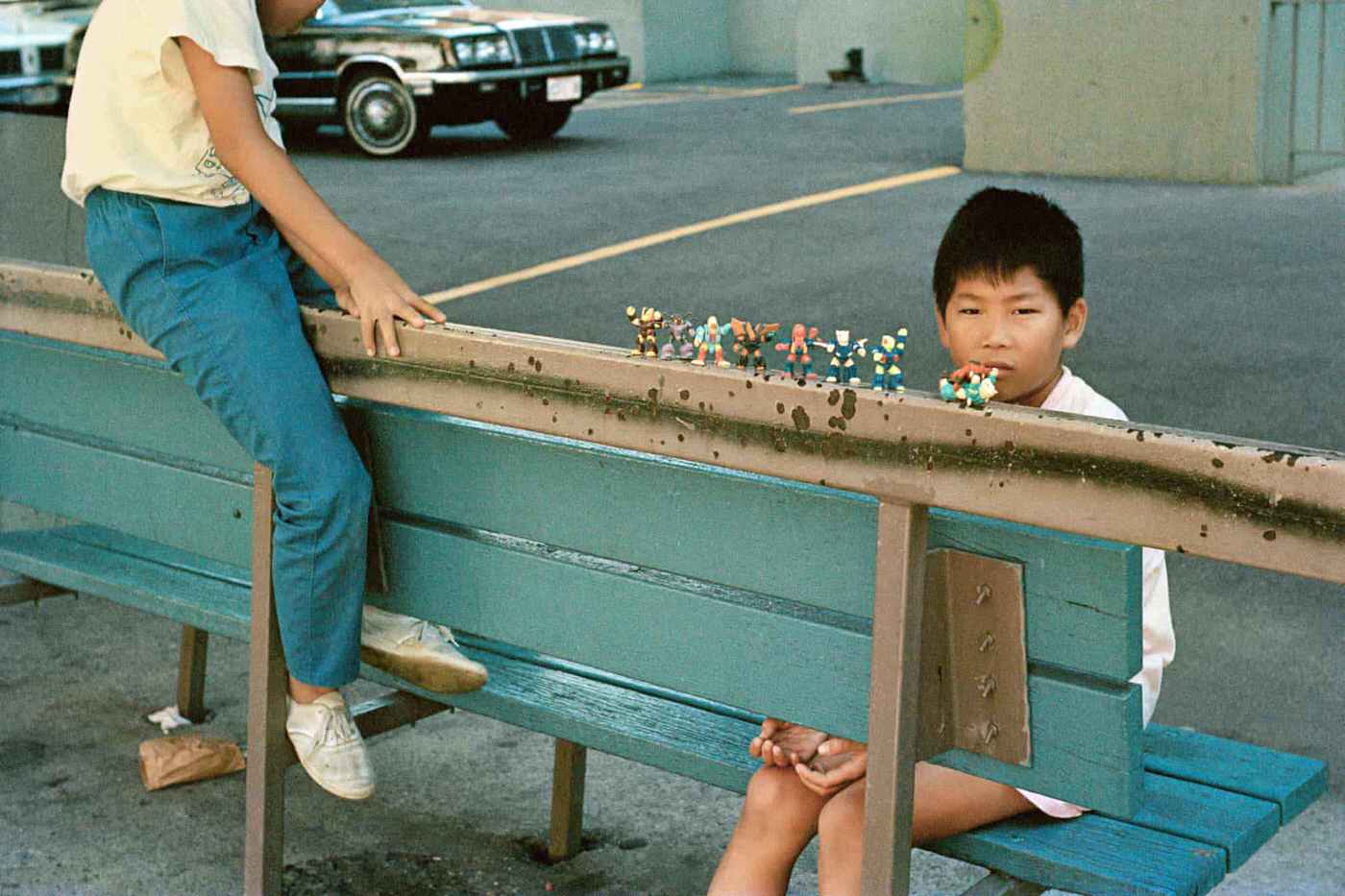 Boy With Action Figures, 1984