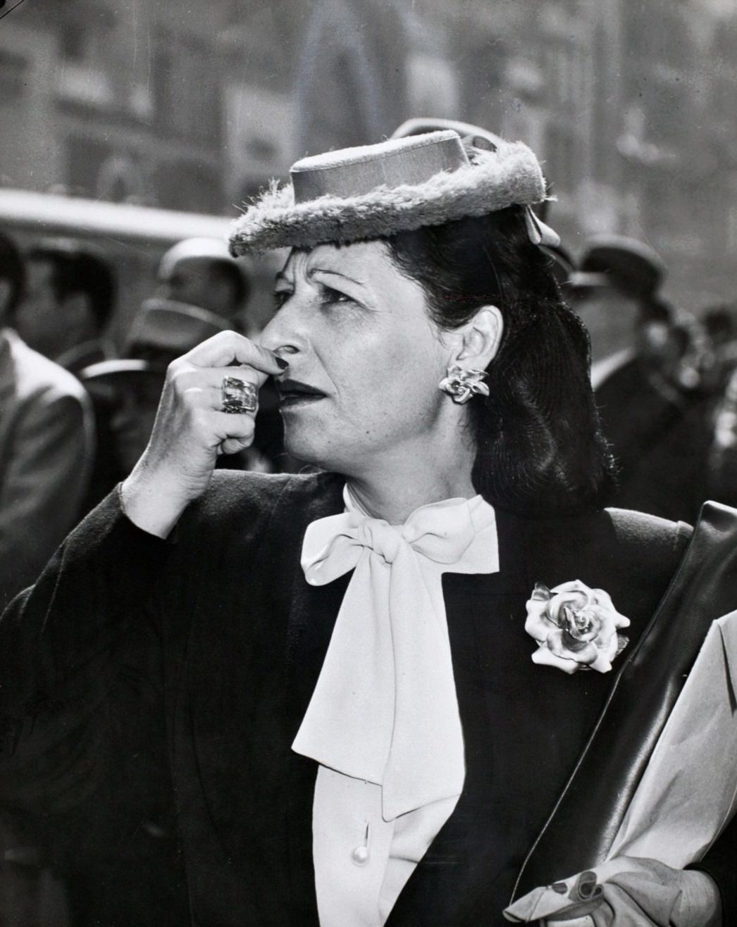 The Face Of New York On Invasion Day, 1944.