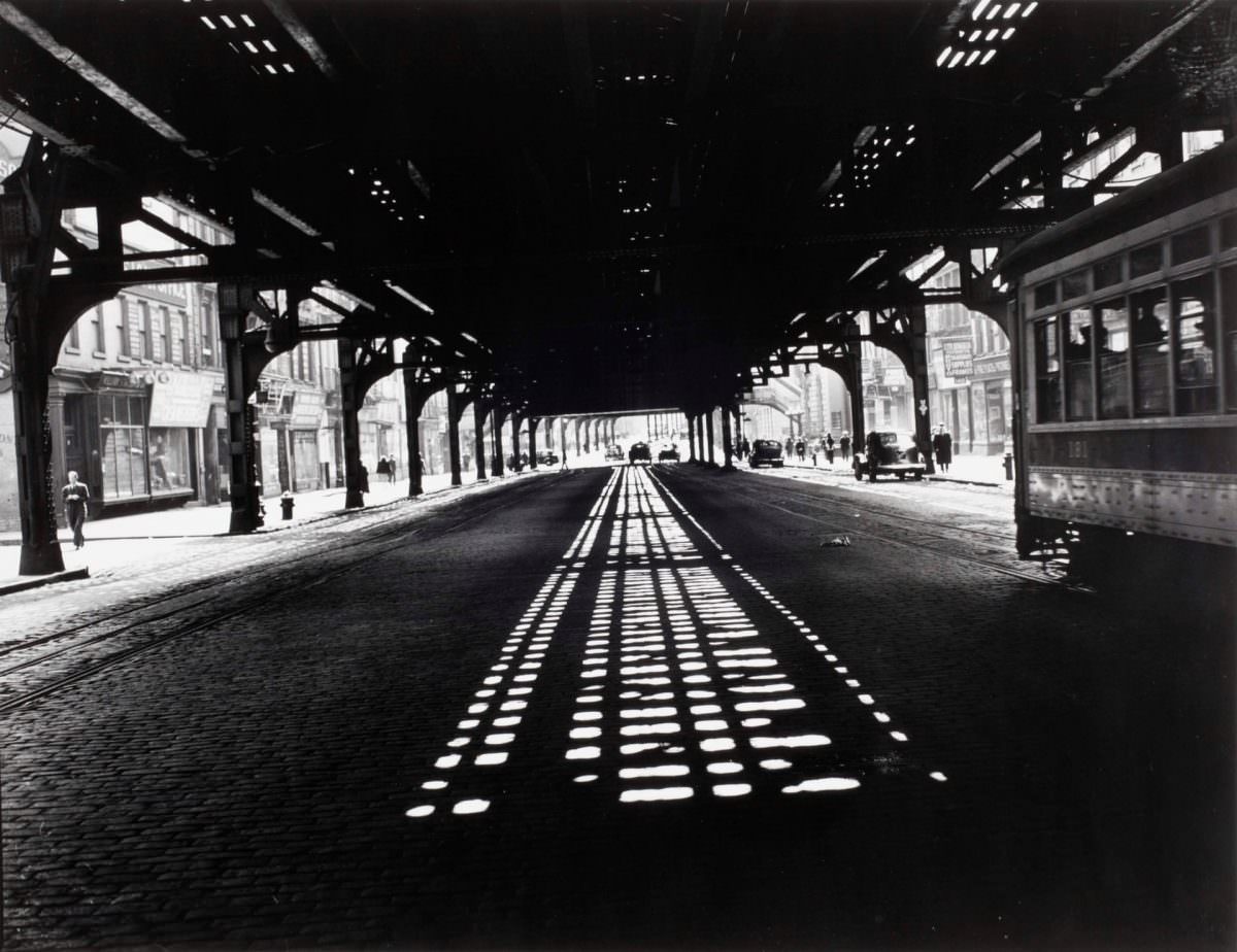 Under The Third Avenue Elevated, 1938.