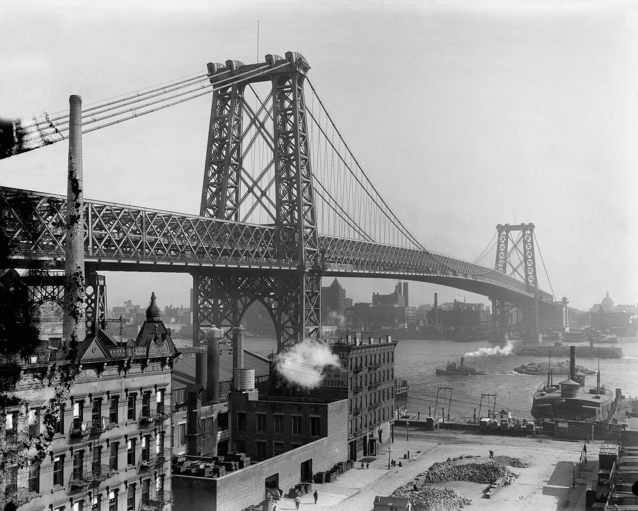 Williamsburg Bridge, Brooklyn, 1905