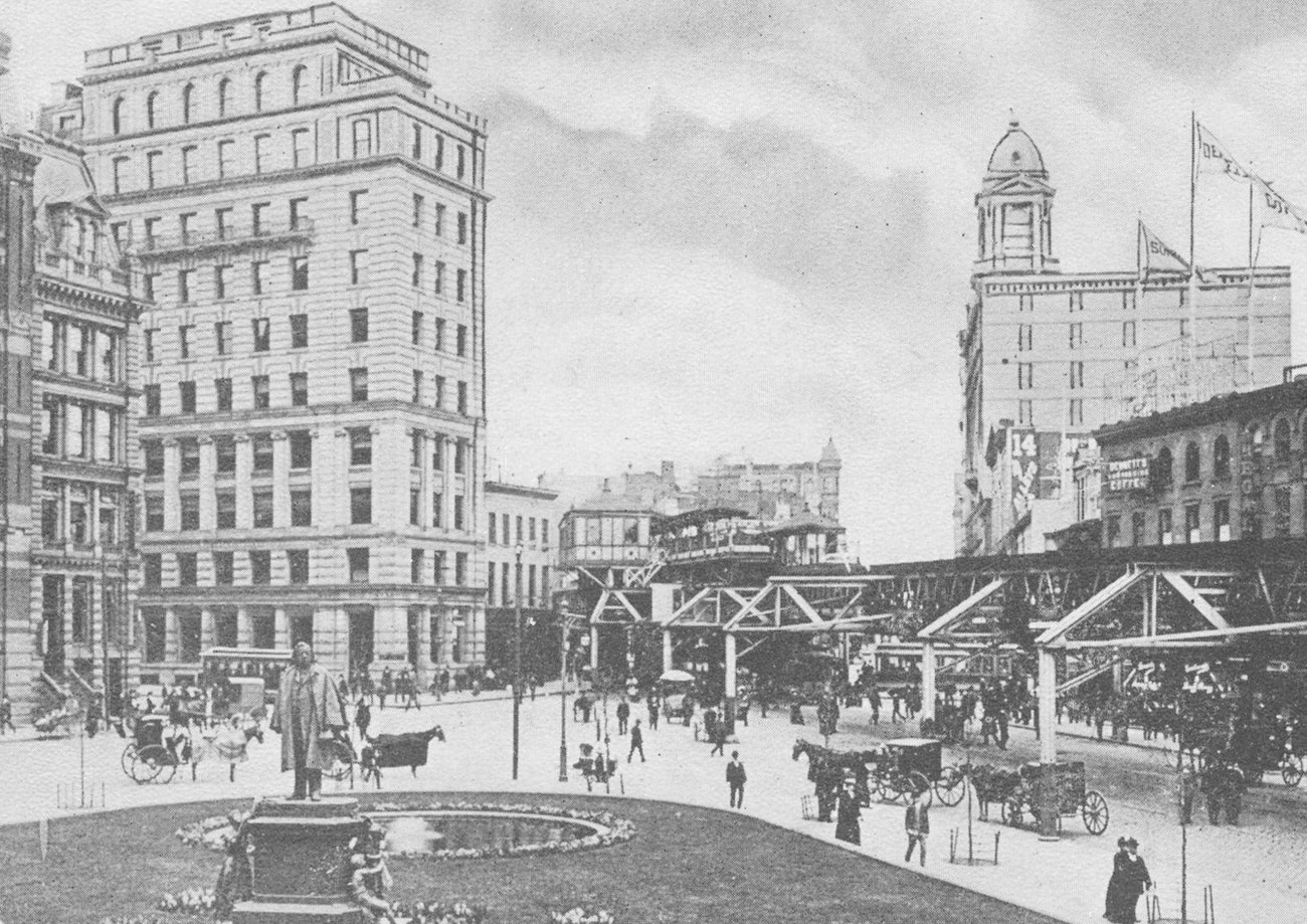 City Hall Square, Brooklyn, 1905