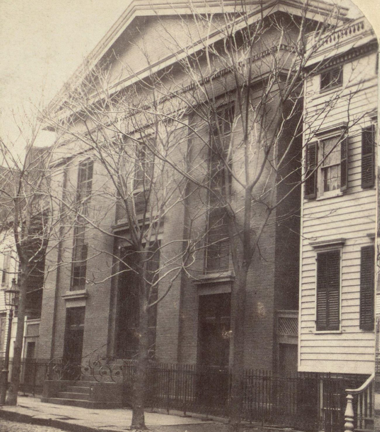 Methodist Episcopal Church On Washington St., Brooklyn, 1909