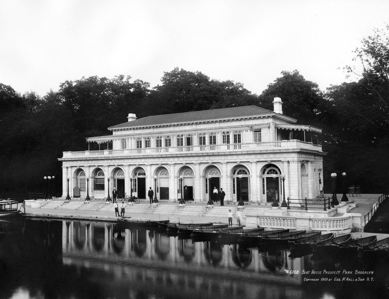 The Boathouse In Prospect Park, Brooklyn, 1909