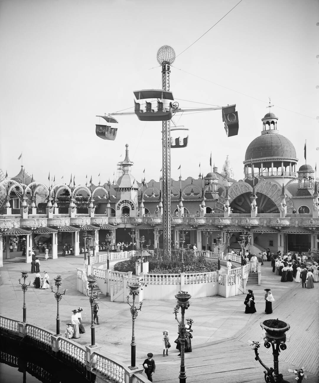 Whirl Of The Whirl In Luna Park, Coney Island, Brooklyn, 1905