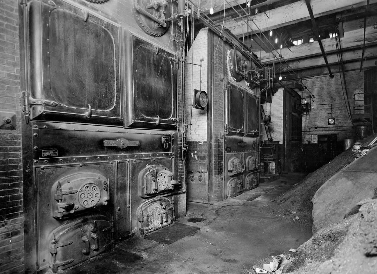 Boiler Room At E. Greenfield'S Sons, Brooklyn, 1900S