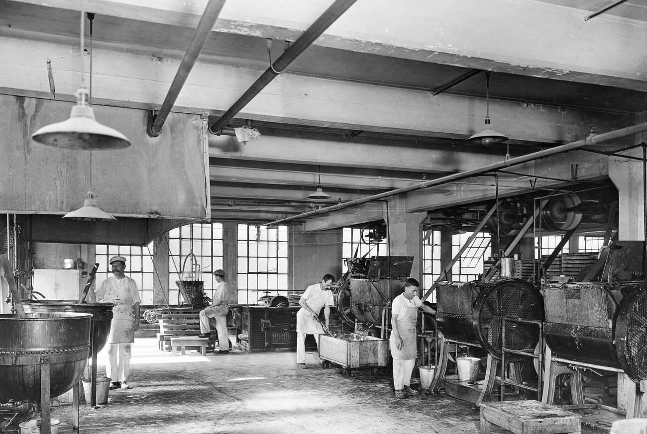 Preparing Centers For Delatour Chocolates, Brooklyn, 1900S
