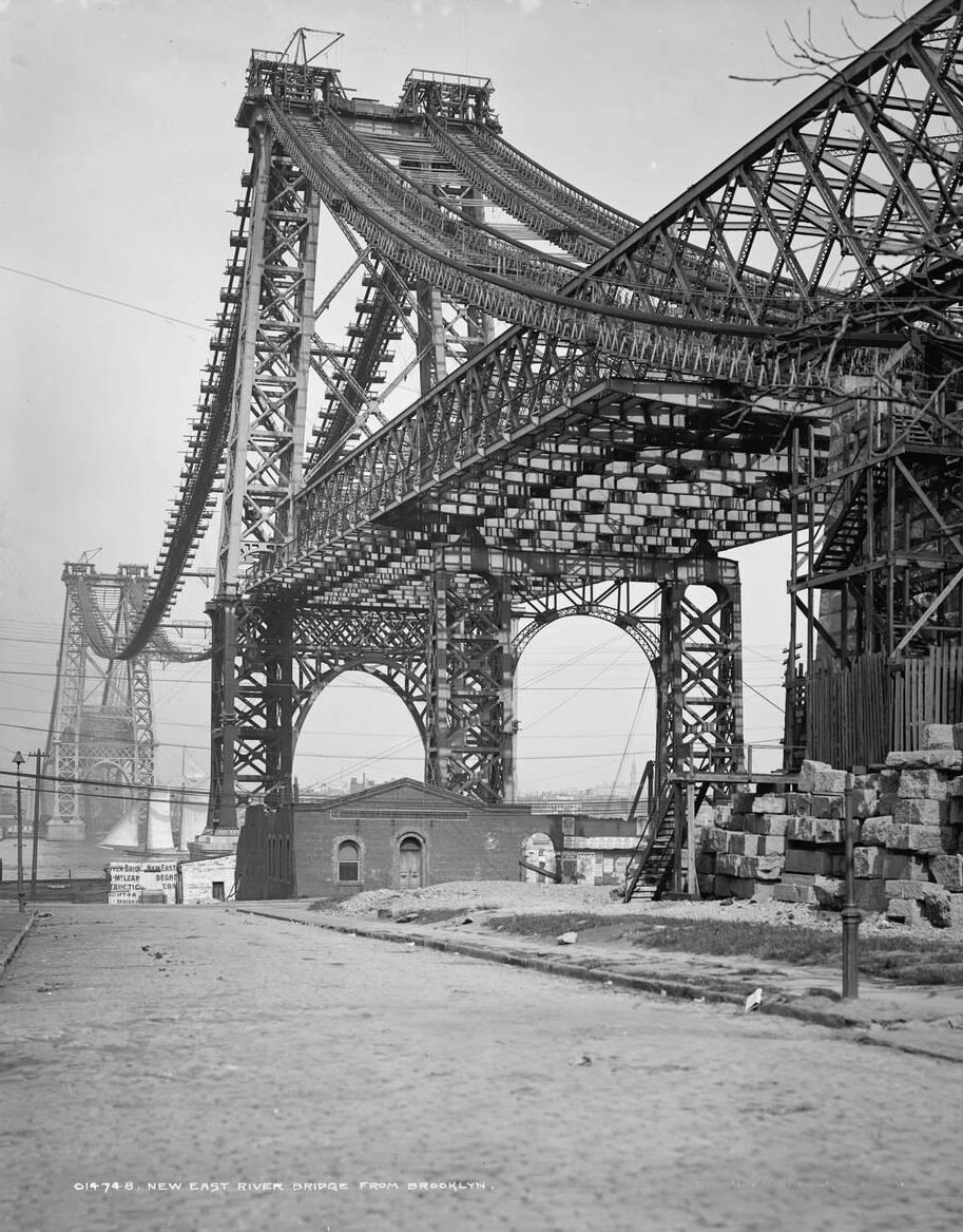Williamsburg Bridge From Brooklyn, 1903