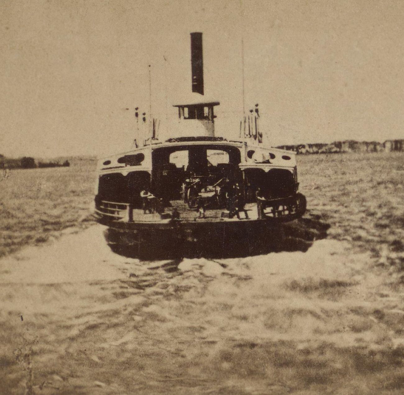 Brooklyn Ferry Boat Near Brooklyn Heights, 1902