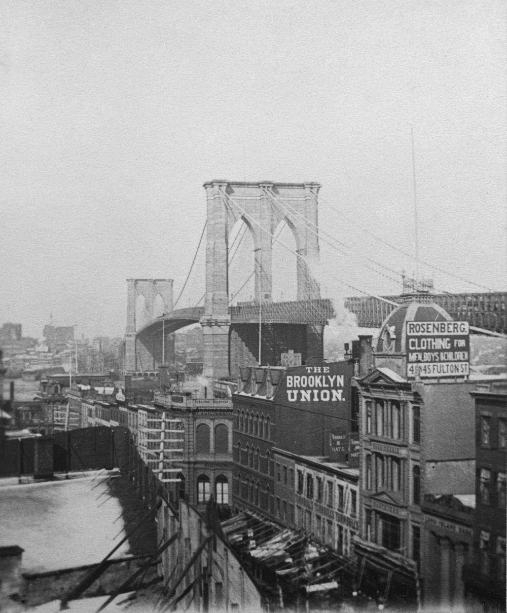 East River Bridge Known As Brooklyn Bridge, 1901