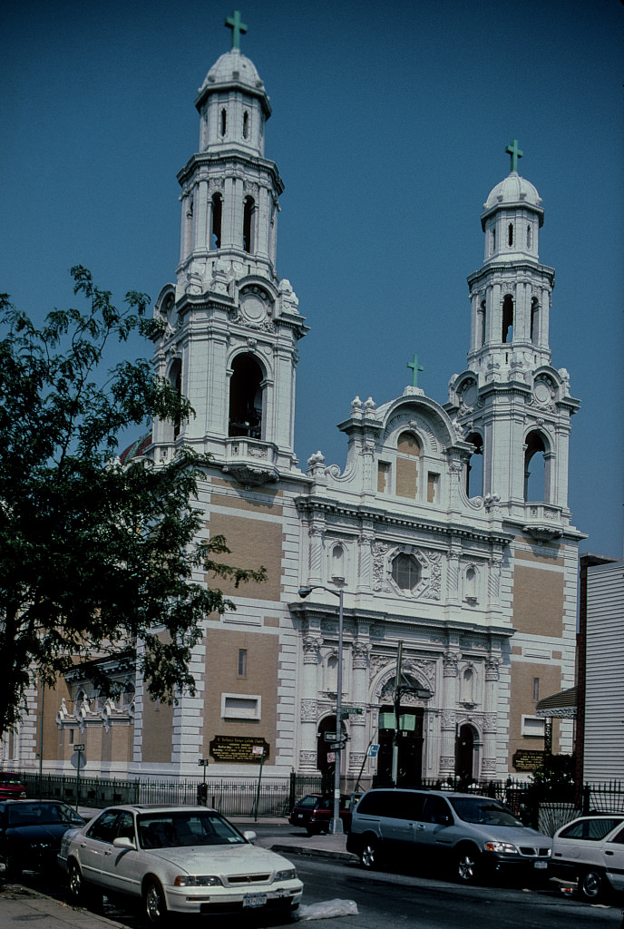 Santa Barbara Roman Catholic Church, Central Ave. At Bleeker St., Built In 1910, Brooklyn, 2002