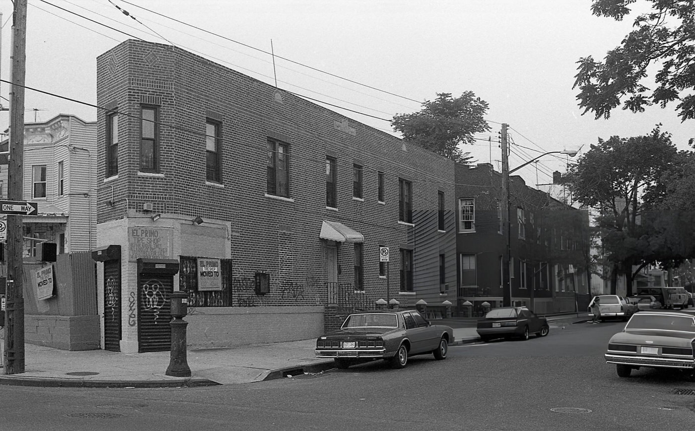 Commercial And Residential Buildings Along Alstyne Avenue And Corona Avenue In Queens' Corona Neighborhood, 1994.