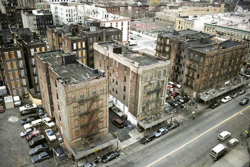 Park Ave. Along E. 132Nd St. In Harlem, 1970S