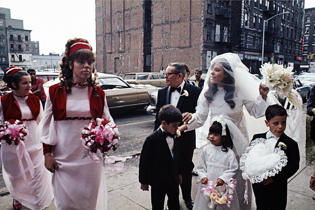 Puerto Rican Wedding In East Harlem, 1970S