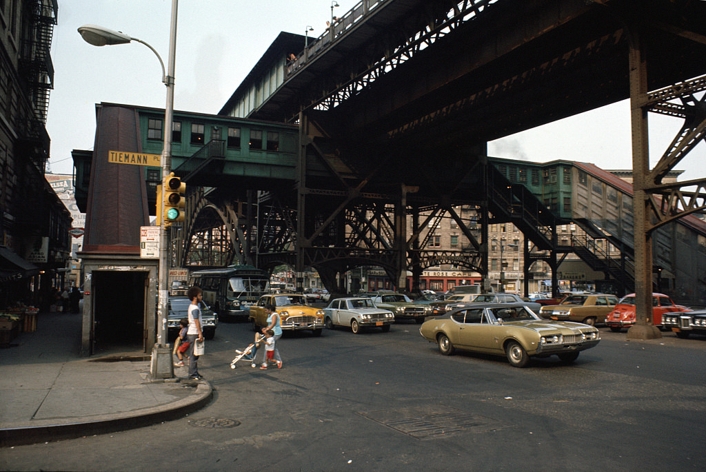 Tiemann Place At Broadway In Harlem, 1973