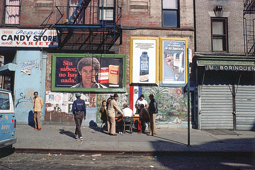 Sin Sabor No Hay Nada, E. 123Rd St. At Lexington Ave. In Harlem, 1977