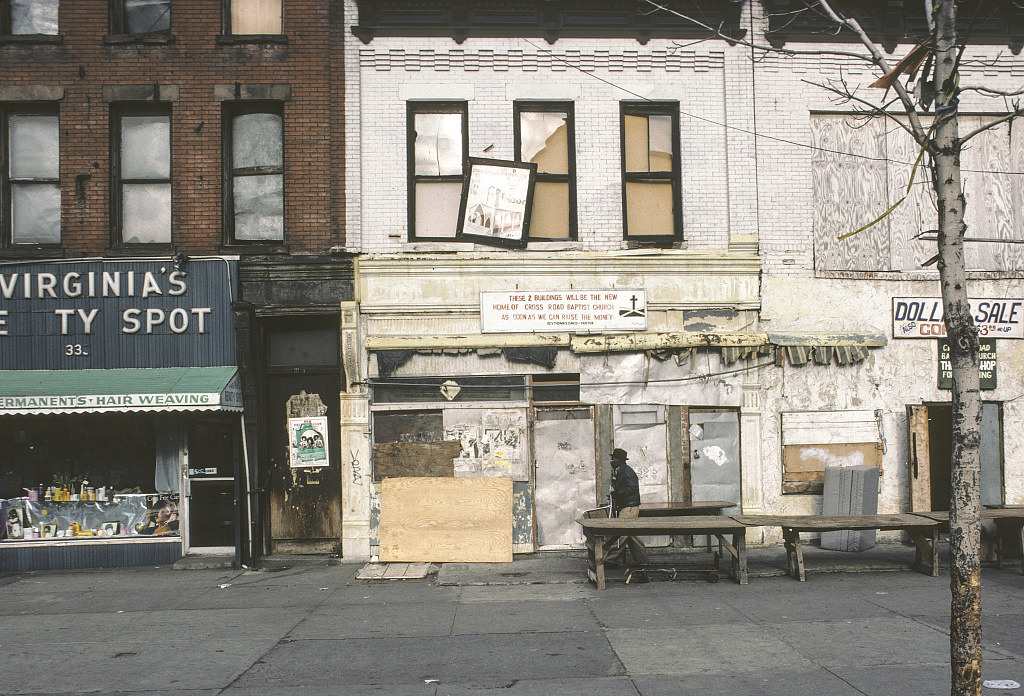 333-335 Malcolm X Blvd., Harlem, 1987.