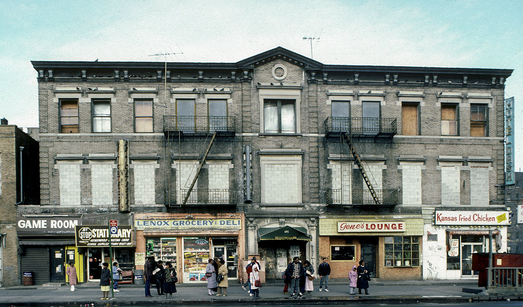 695 Malcolm X Ave. At W. 145Th St., Former Hotel Dash, Harlem, 1987 March.