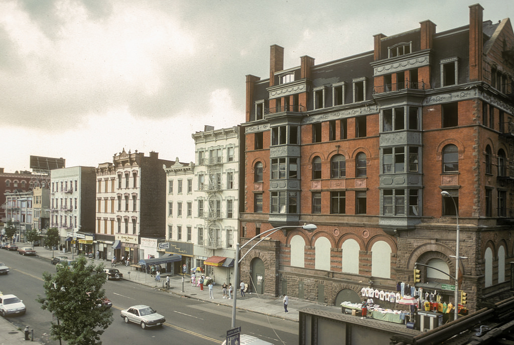 View Nw Along E. 125Th St. From Park Ave., Manhattan, 1988.