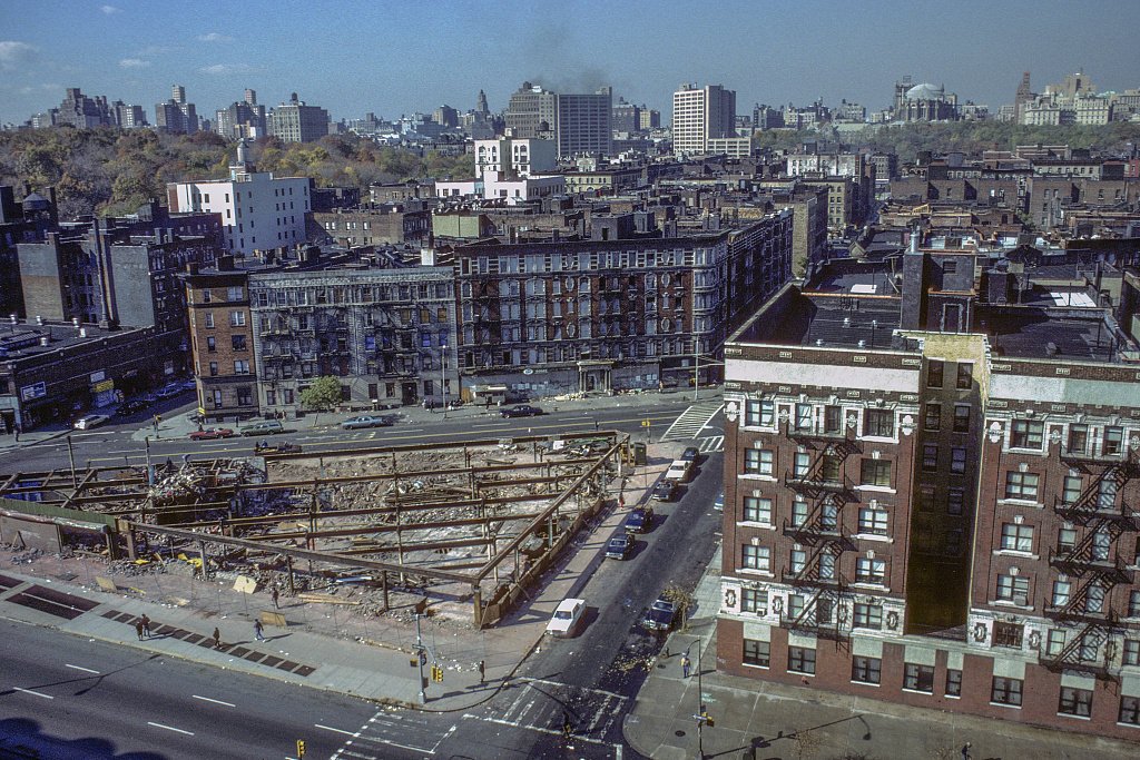 View Se Of Malcolm X Blvd. From W. 112Th St., Harlem, 1988.