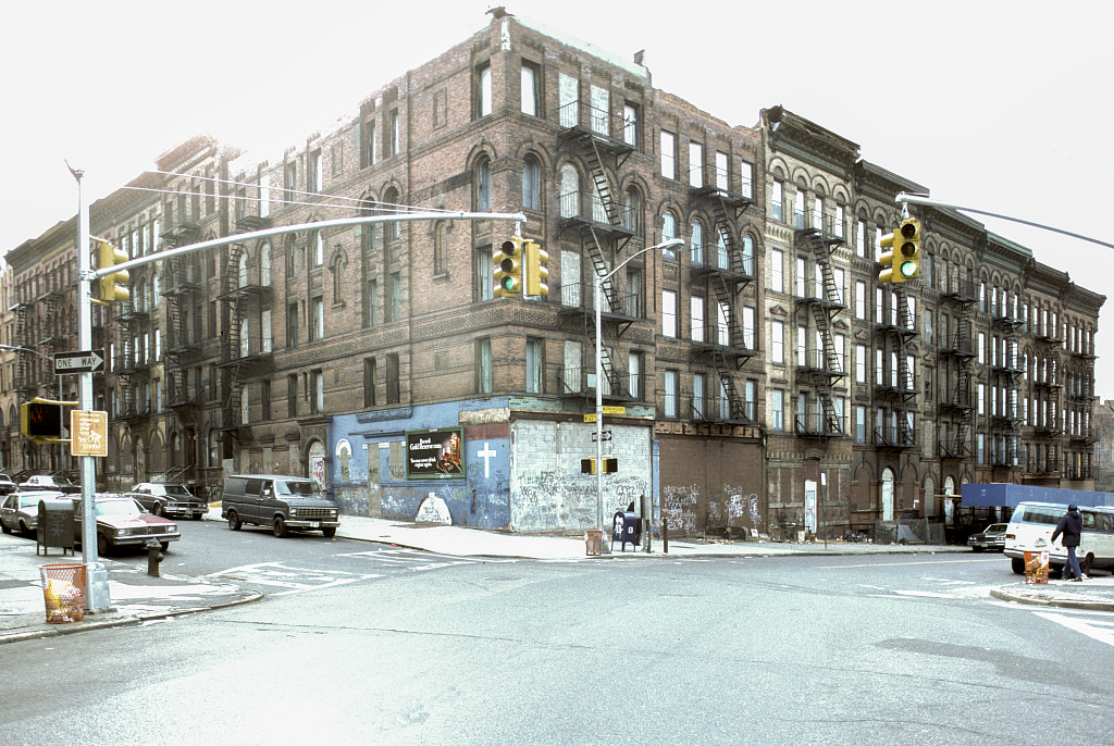 Se Corner Of Morningside Ave. At W. 127Th St., Harlem, 1989.