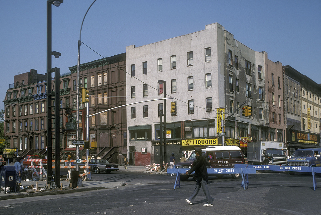 Sw Corner Of W. 125Th St. At 5Th Ave., Harlem, 1989.