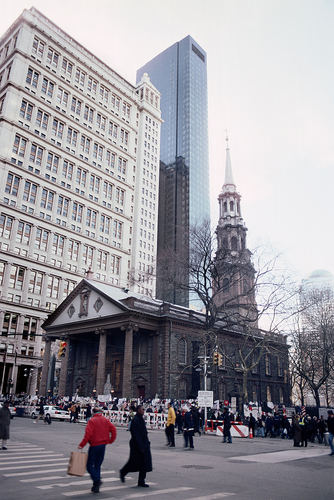 St. Paul'S Chapel, Broadway At Fulton St., Manhattan, New York, 2001.