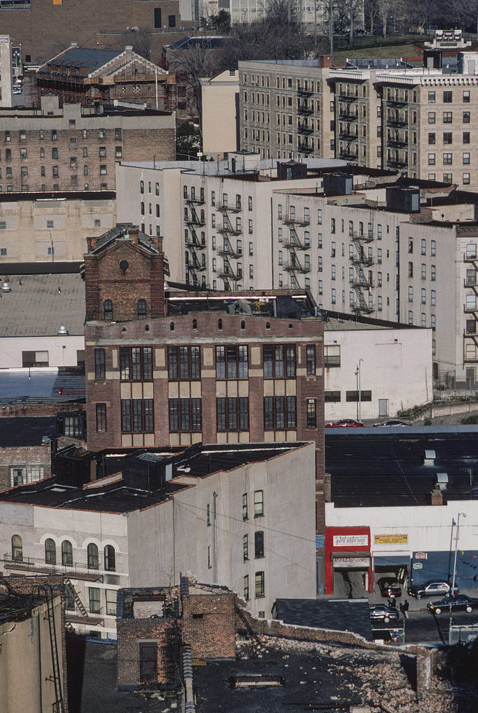 View North From The Roof Of The Grant Houses On W. 135Th St. At Morningside Ave., 2000.
