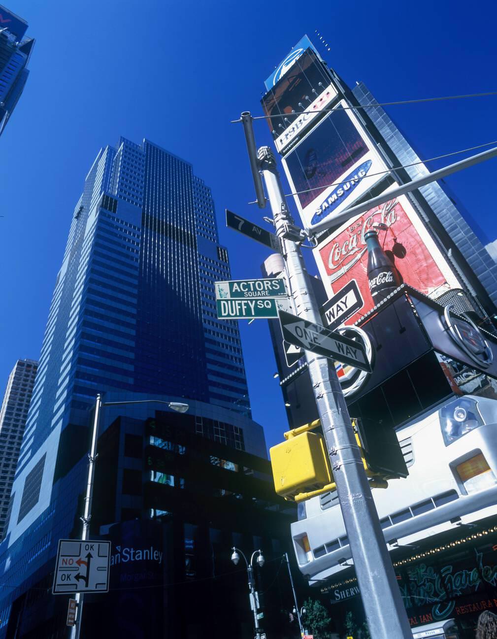 Times Square Manhattan New York City, 2002.