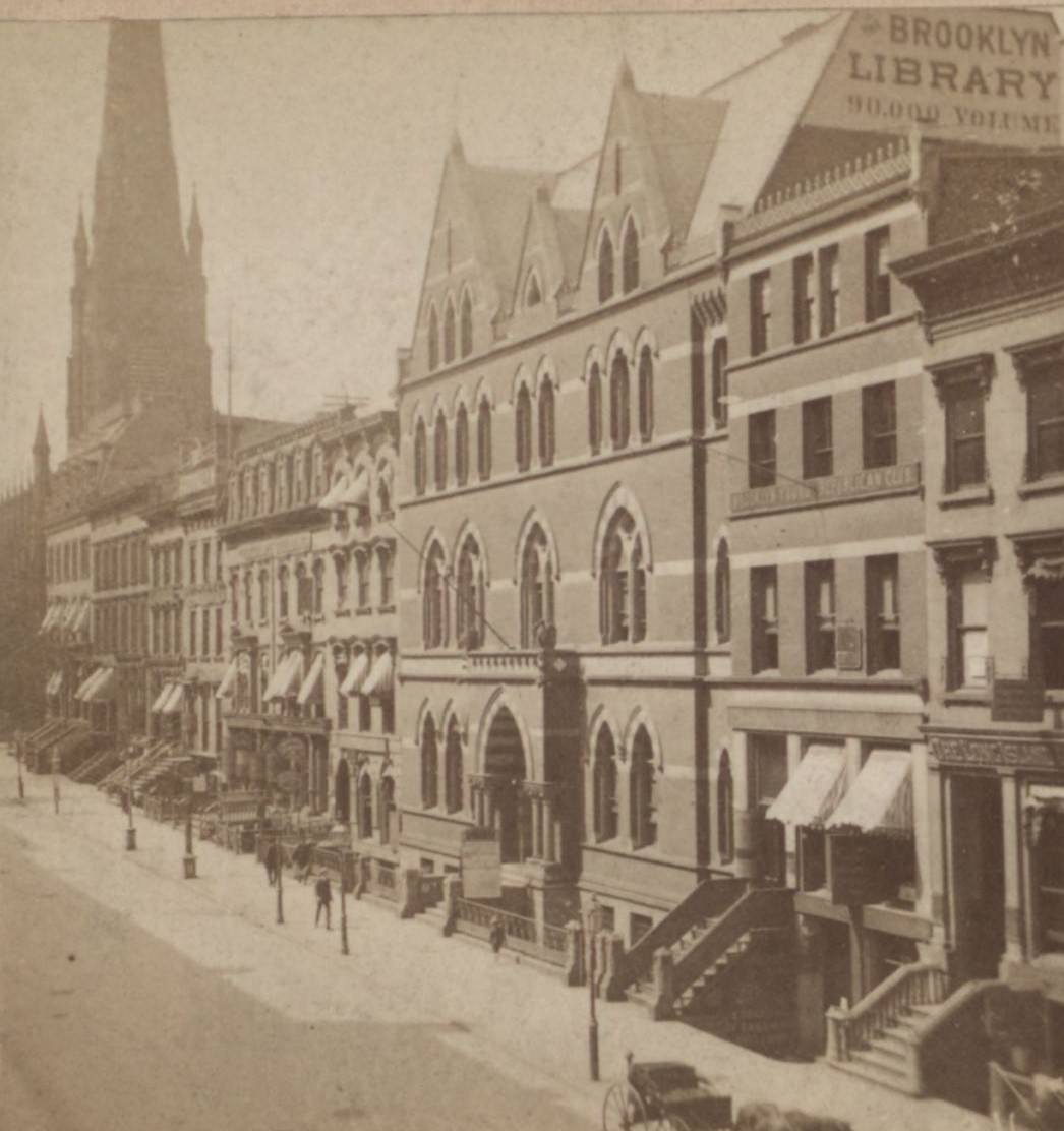 Brooklyn Library, 1850S.