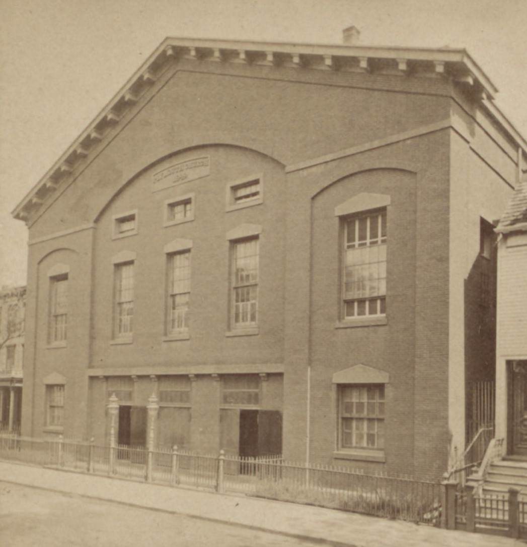 Plymouth Church, Brooklyn, 1850S.