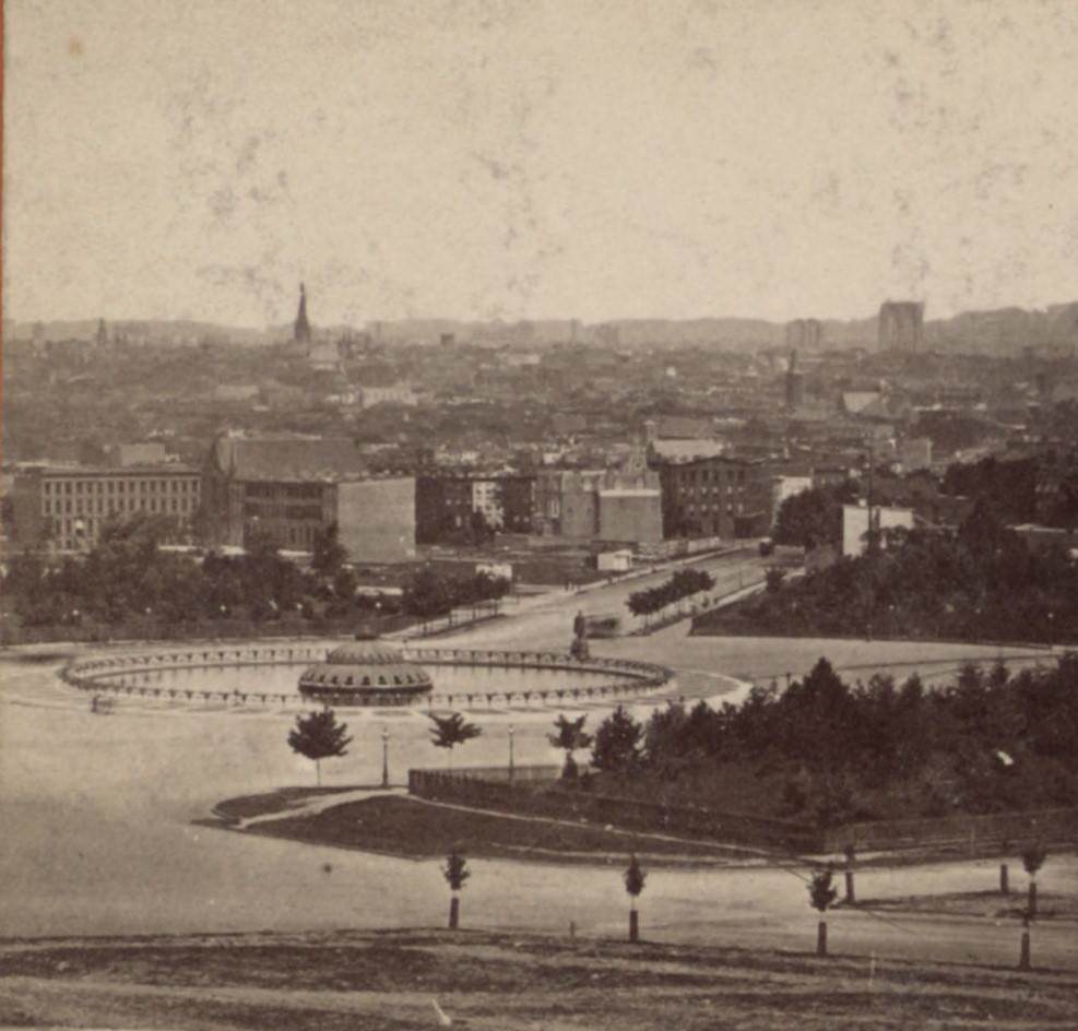 Brooklyn, From Prospect Park, 1850S.