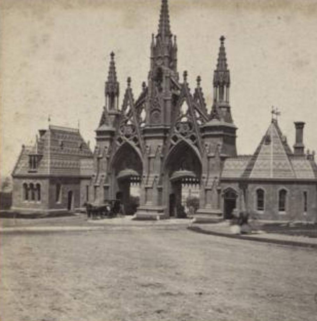 Entrance To Greenwood, South Side, 1850S.