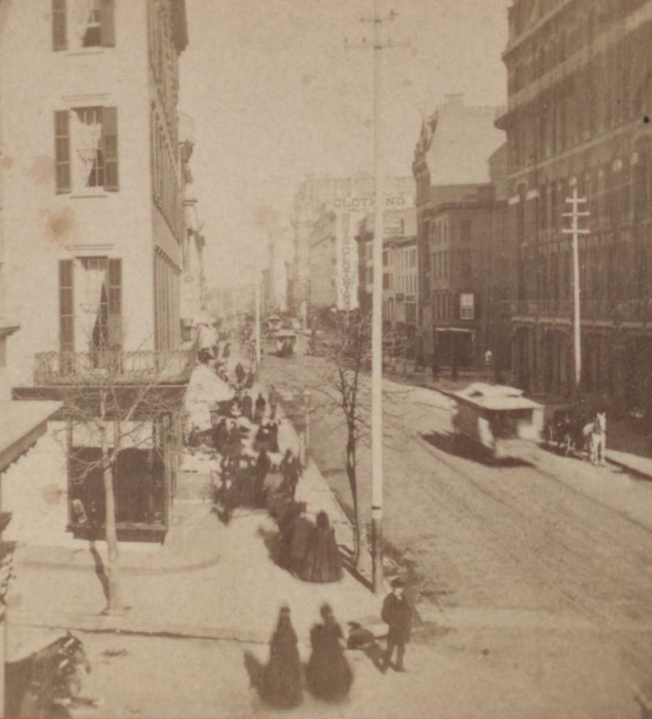 Broadway Above 26Th Street, 1850S.