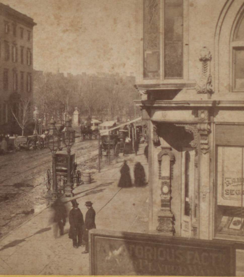 Broadway Near 14Th Street, 1850S.