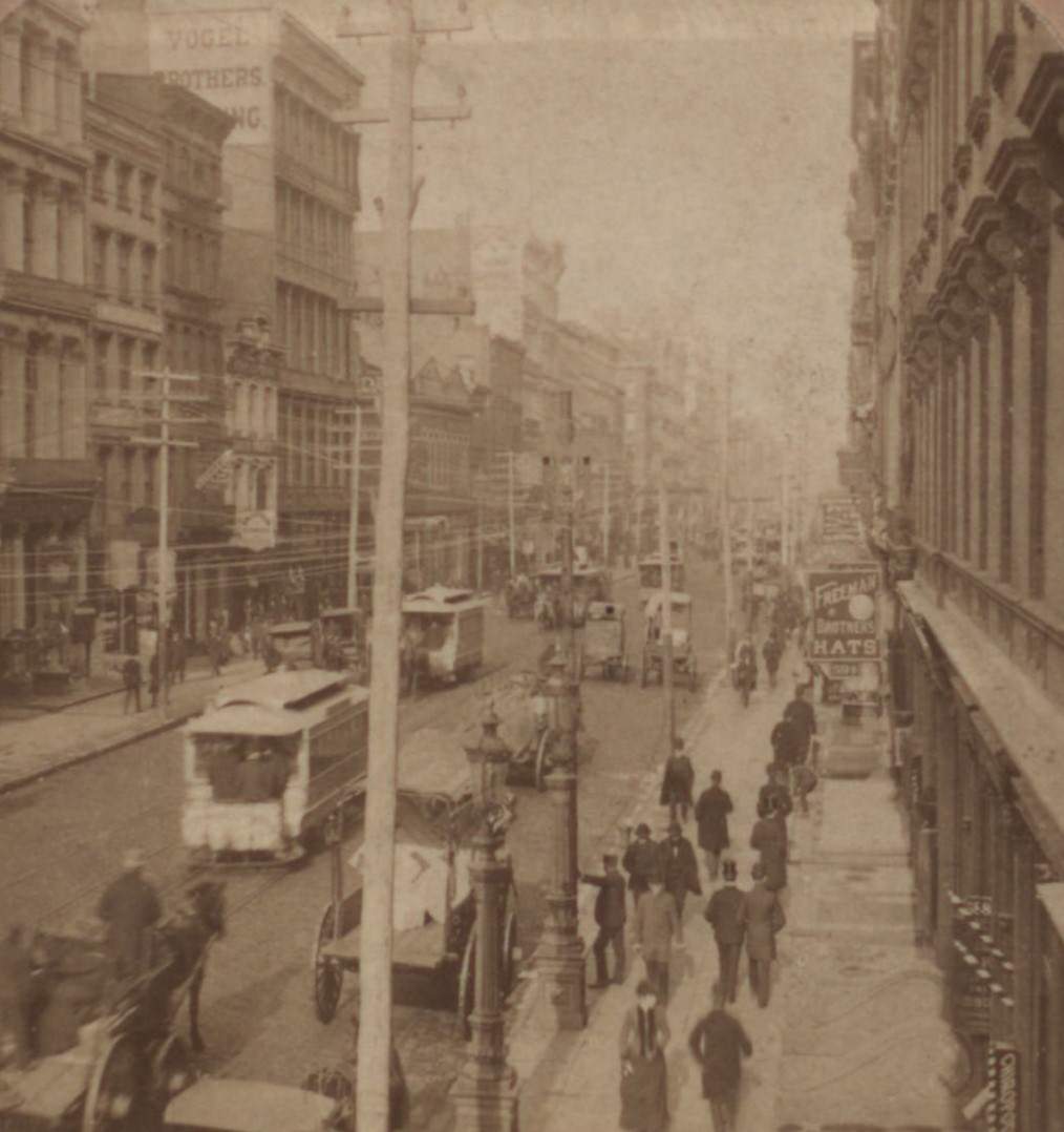 Broadway From Metropolitan Hotel, 1850S.