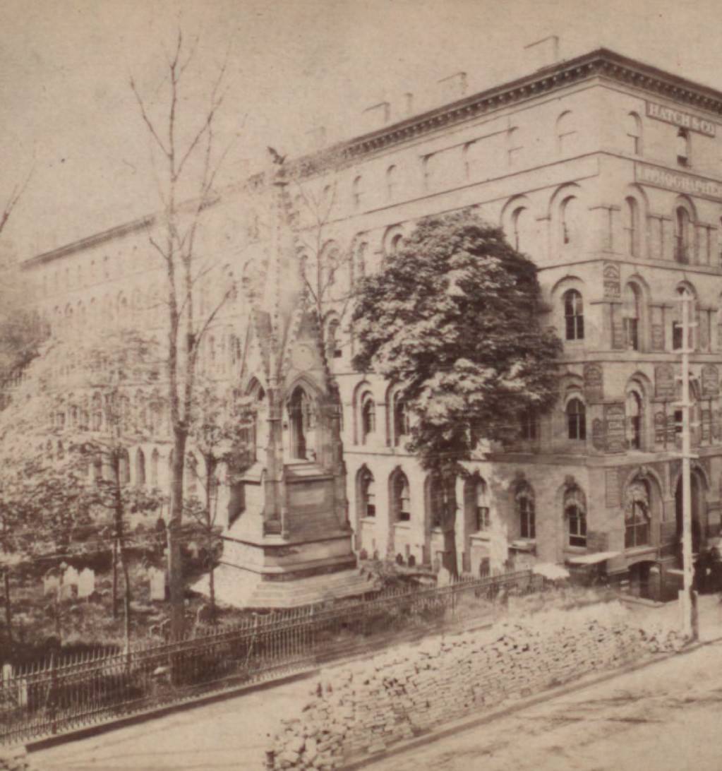 Broadway, Head Of Pine Street, 1850S.
