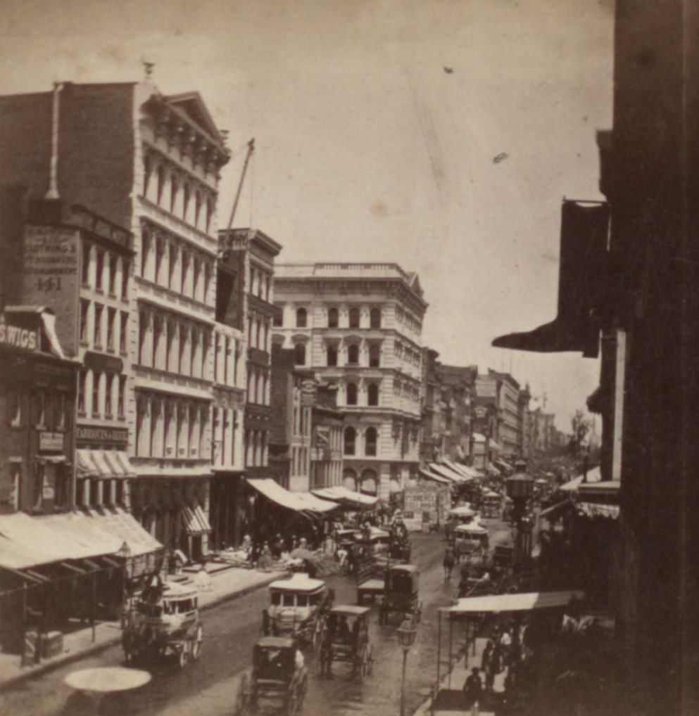 Broadway, Below Grand-Street, 1850S.