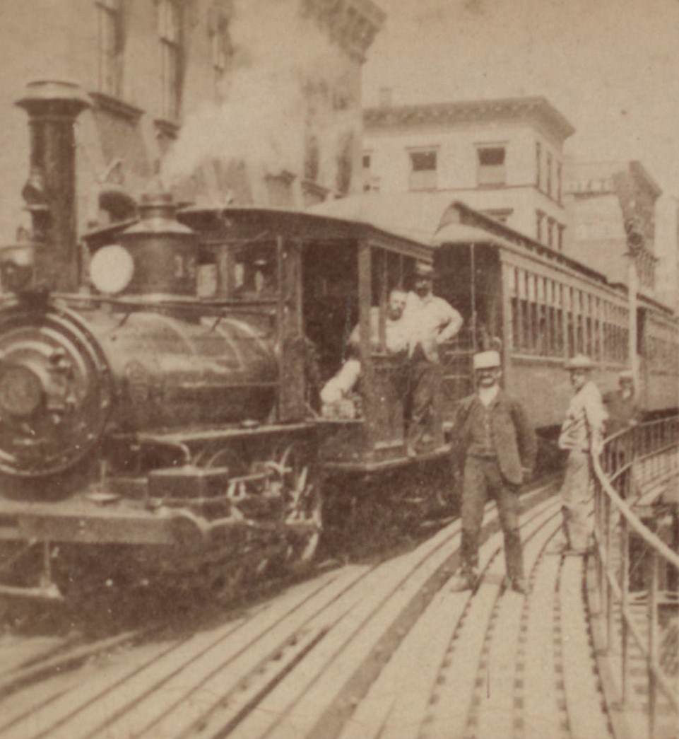 Elevated Rail Road, 1850S.