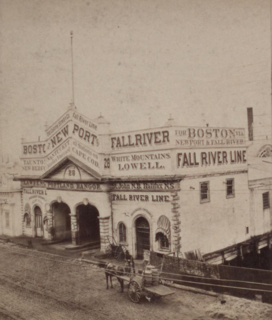 Fall River Pier, 1850S.