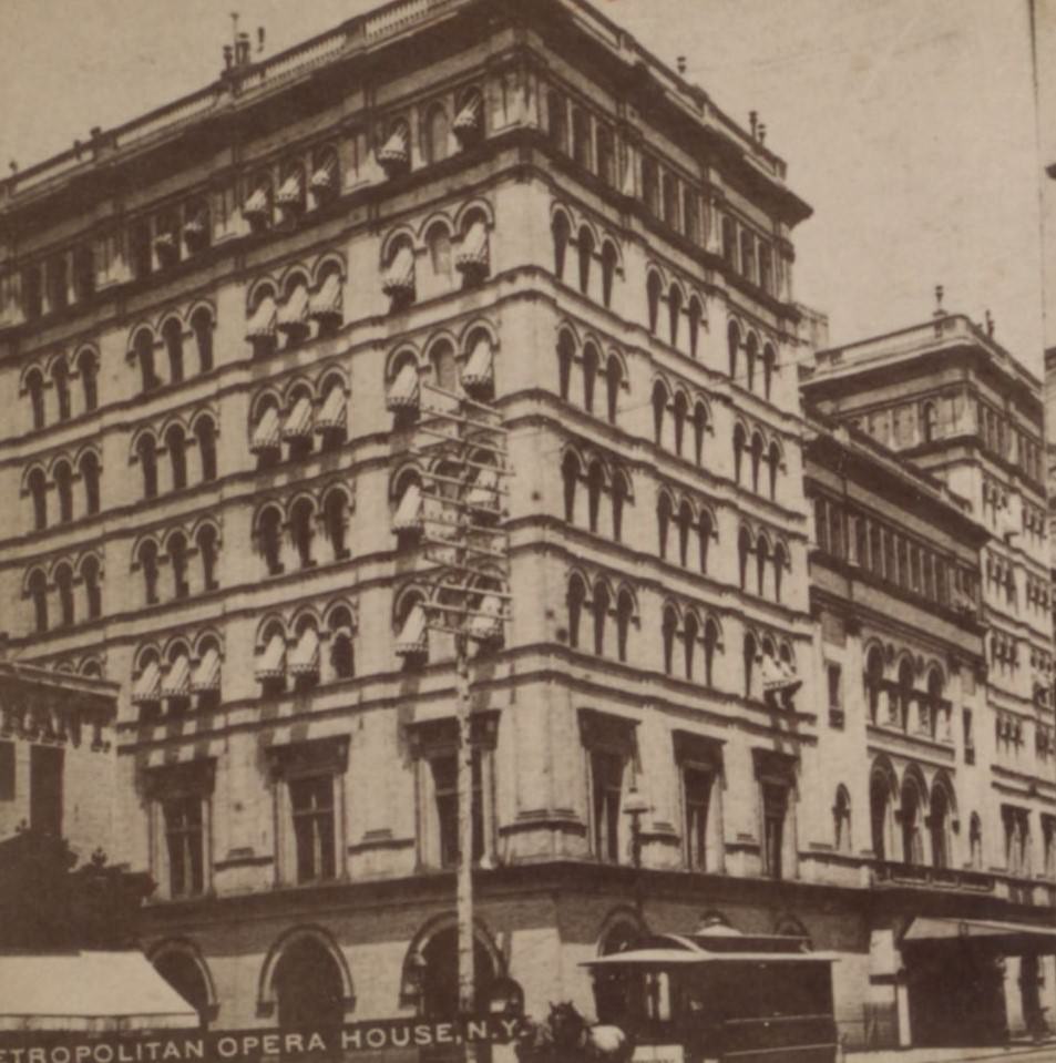 Metropolitan Opera House, 1850S.