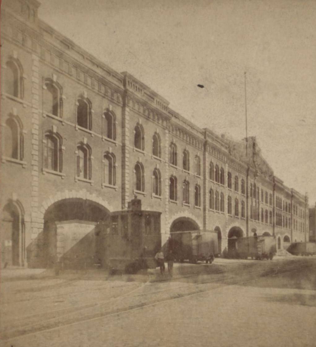 Hudson River R.r. Depot, 1850S.