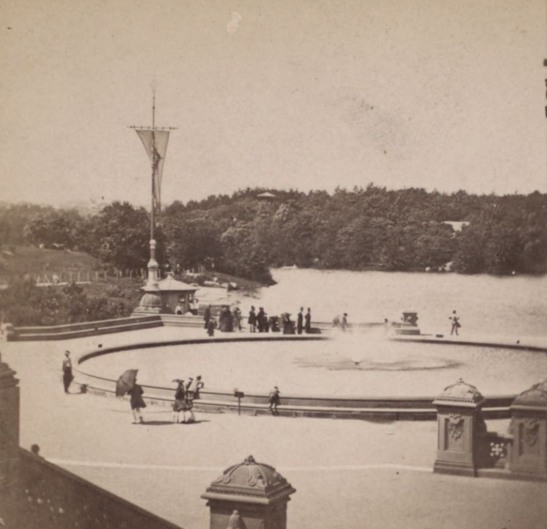 Instantaneous View Of The Lake From The Terrace, 1850S.