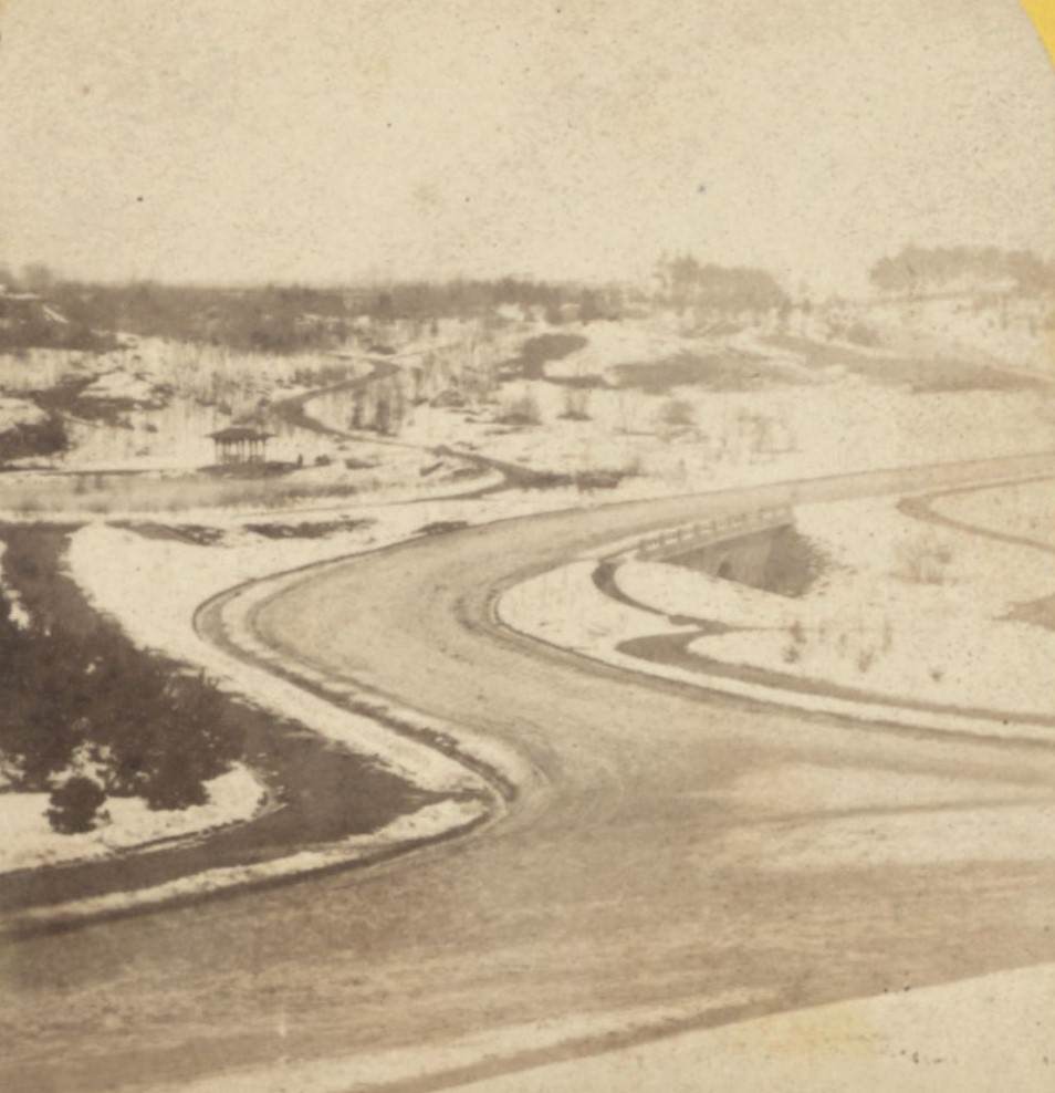 Central Park, The Ramble In Winter, 1850S.