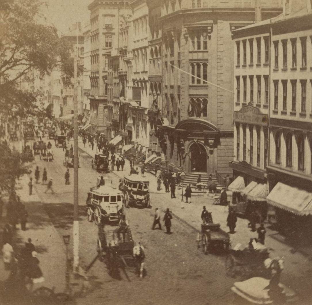 New York City And Vicinity [Street Scene], 1850S.