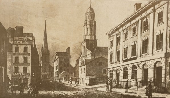 Custom House, Wall Street, 1850S.
